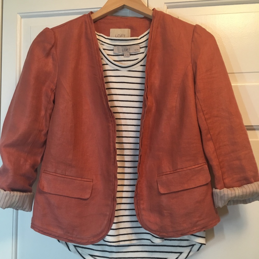 *SOLD* LOFT Linen Jacket~Like New